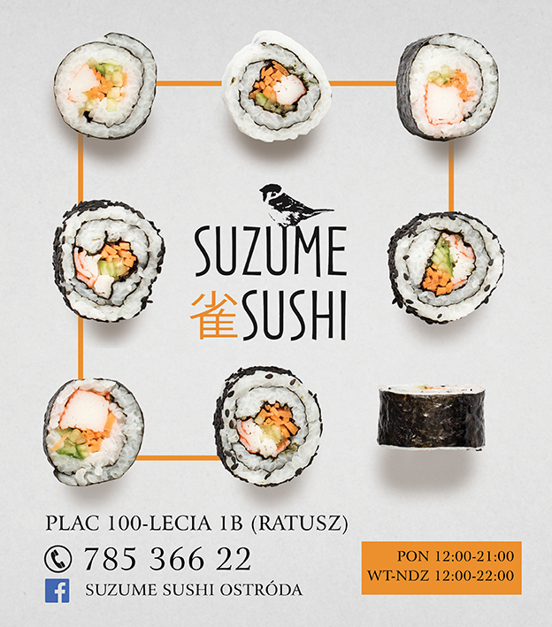 restauracja sushi OSTRÓDA